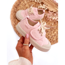 Zapatillas infantiles HI-POLY System Big Star NN374019 Rosa rosado 1