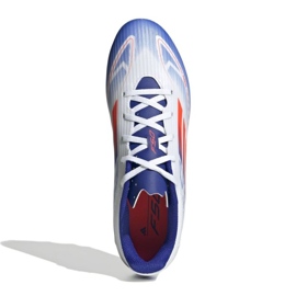 Botas de fútbol Adidas F50 Club FxG IE0611 blanco 2