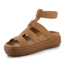 Sandalias Crocs Brooklyn luxe Gladiator 209557-2U3 marrón 3