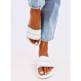 Chanclas de mujer Diakis Blanco 2