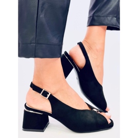 Sandalias tacón Floris negro 3