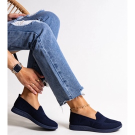 Zapatillas slip-on Abadly azul marino 1