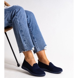 Zapatillas slip-on Abadly azul marino 2