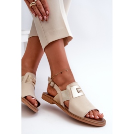 Zazoo 40385 Sandalias Mujer Piel Beige 6