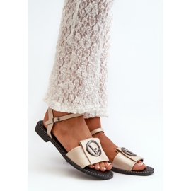 Sandalias Mujer Con Decoración S.Barski KV27-045 Dorado 11