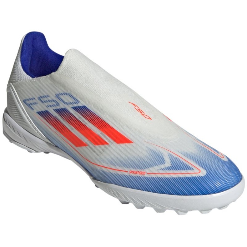Botas de fútbol adidas F50 League Ll Tf IF1339 blanco 1