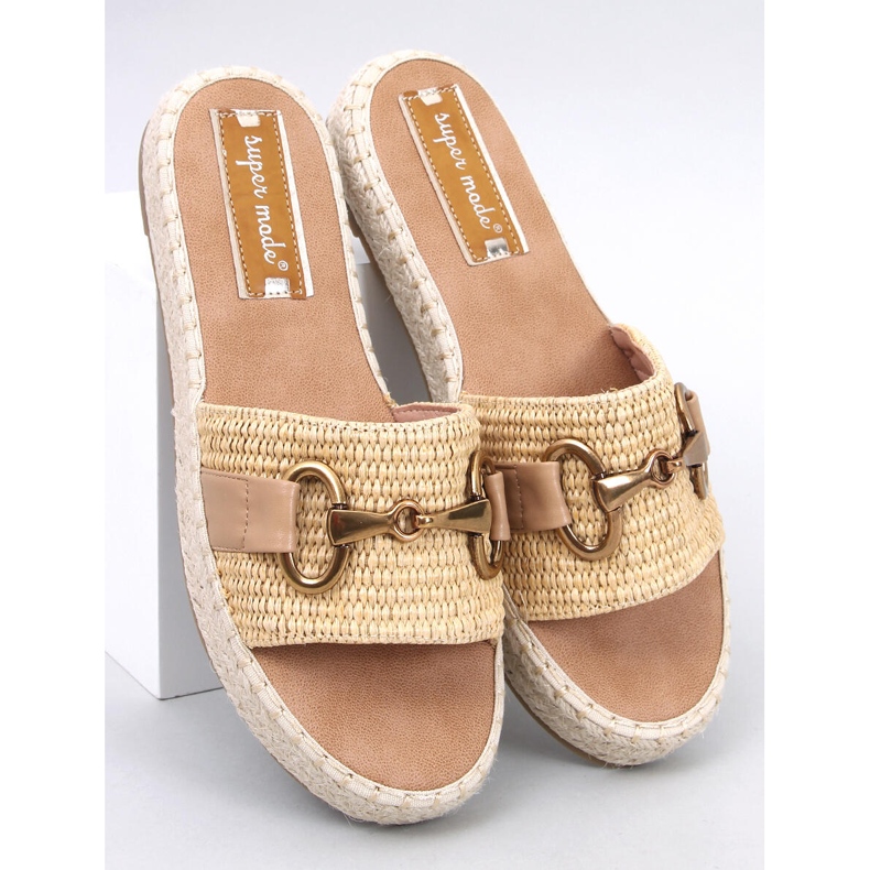 Maters Chanclas alpargata caqui beige 1