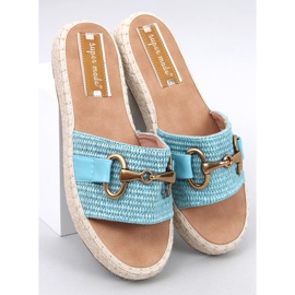 Chanclas tipo alpargata Maters azul 1