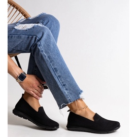 Las zapatillas negras de Rahim con suela de espuma negro 1