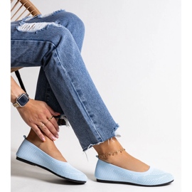 Bailarinas de tela azul de Yafia 1 Bailarinas de tela azul de Yafia 1