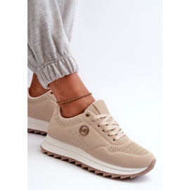 Zapatillas Mujer Plataforma Beige Rottiana 8