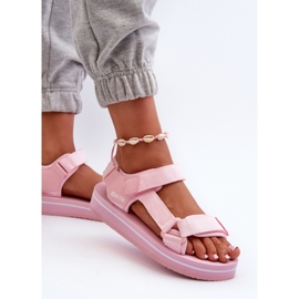 Sandalias Mujer Plataforma Big Star NN274A533 Rosa rosado 5