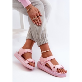Sandalias Mujer Plataforma Big Star NN274A533 Rosa rosado 7