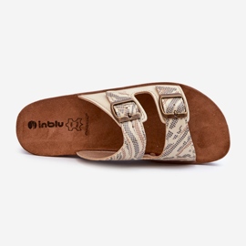 Chanclas Mujer Cómodas Con Hebillas Inblu CP000045 Dorado 7