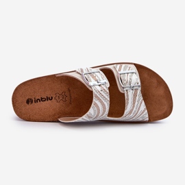 Chanclas Mujer Cómodas Con Hebillas Inblu CP000045 Beige 1