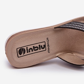 Chanclas de Mujer Cómodas con Circonitas Inblu BV000037 Negro 1