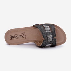 Chanclas Mujer Cómodas Brillantes Inblu BA000050 Negro 7