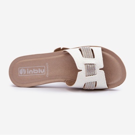 Chanclas Mujer Cómodas Brillantes Inblu BA000050 Blanco 7