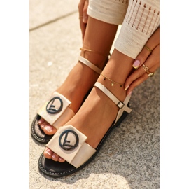 Sandalias Mujer Con Decoración S.Barski KV27-045 Dorado 4