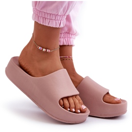 Chanclas con plataforma de espuma Airaplea de mujer de color rosa rosado 12