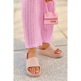 Chanclas con plataforma de espuma Airaplea de mujer de color rosa 1