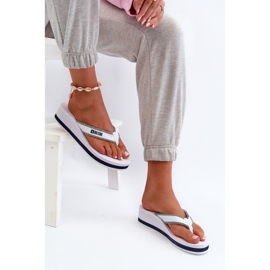 Chanclas de Cuña Mujer Big Star NN274A726 Blanco 7