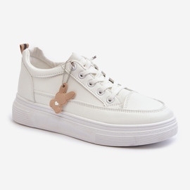 Zapatillas Mujer Deportivas Con Plataforma Con Adorno, Blancas Vinceza 13613 blanco 8