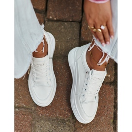 Zapatillas Mujer Deportivas Con Plataforma Con Adorno, Blancas Vinceza 13613 blanco 2 Zapatillas Mujer Deportivas Con Plataforma Con Adorno, Blancas Vinceza 13613 blanco 2