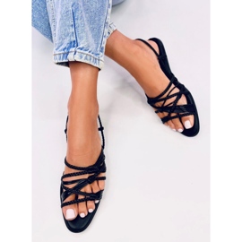Limbe Sandalias estilo boho negro 4