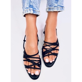 Limbe Sandalias estilo boho negro 3
