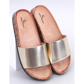 Freys Chanclas de corcho Gold dorado 1