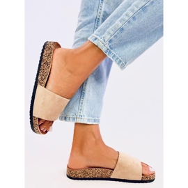 Freys Chanclas corcho caqui beige 4