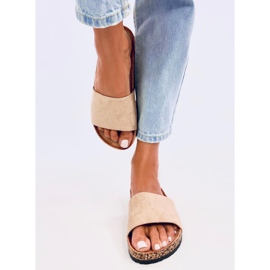 Freys Chanclas corcho caqui beige 2
