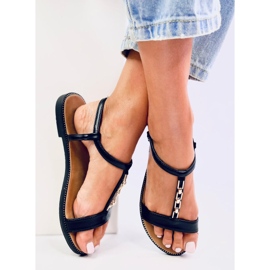 Sandalias mujer Luzzi negro 5