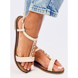 Sandalias mujer Luzzi Beige 3