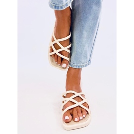 Gomis Chanclas goma beige 2