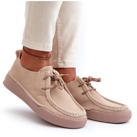 Zapatos Mujer Sergio Leone SP021 Ante Beige 10