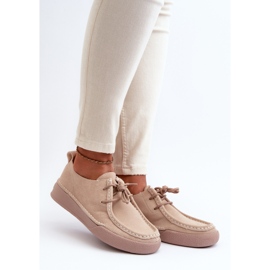 Zapatos Mujer Sergio Leone SP021 Ante Beige 3