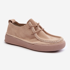 Zapatos Mujer Sergio Leone SP021 Ante Beige 5