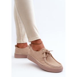 Zapatos Mujer Sergio Leone SP021 Ante Beige 7