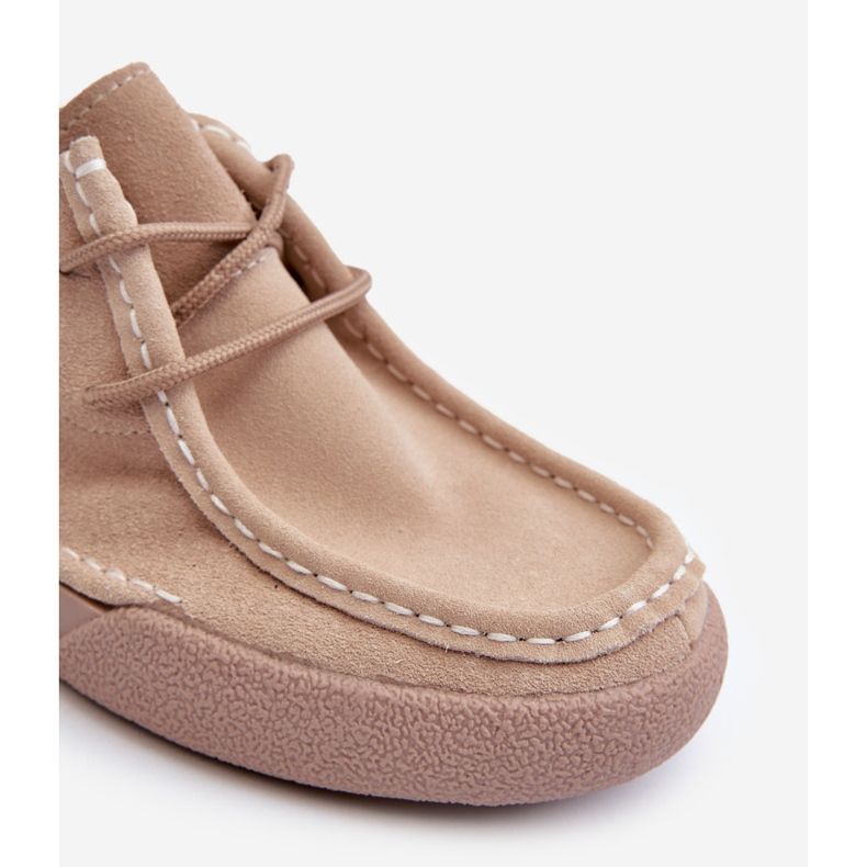 Zapatos Mujer Sergio Leone SP021 Ante Beige 1