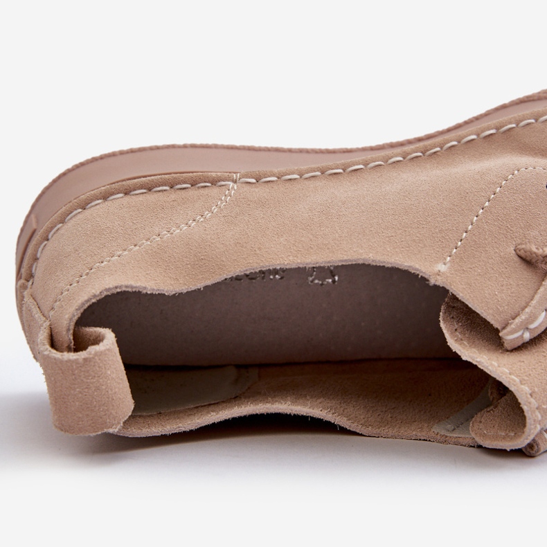 Zapatos Mujer Sergio Leone SP021 Ante Beige 2