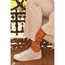 Zapatillas bajas clásicas de tela para mujer Mint Lennabella azul 2