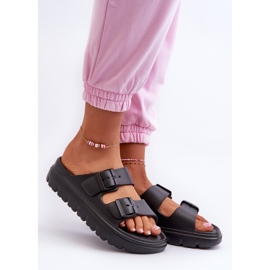 EVento Chanclas de Espuma para Mujer con Plataforma Melorea Negra negro 1