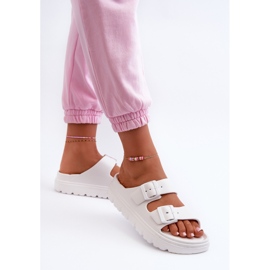 Chanclas de Mujer de Espuma con Plataforma Blanco Melorea 5