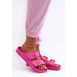 Chanclas De Mujer De Espuma Con Hebillas Fucsia Luciene rosado 1 Chanclas De Mujer De Espuma Con Hebillas Fucsia Luciene rosado 1