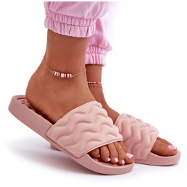 Chanclas Ligeras de Mujer para la Piscina, Rosa Claro Beliordia rosado 8