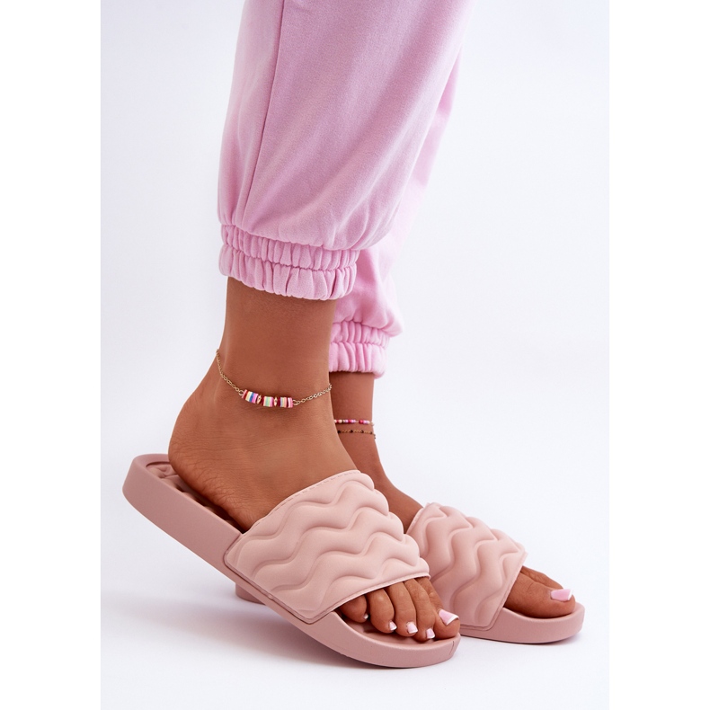 Chanclas Ligeras de Mujer para la Piscina, Rosa Claro Beliordia rosado 2