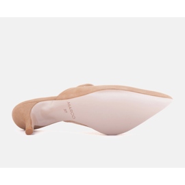 Marco Shoes Las chanclas de Emilian beige 3