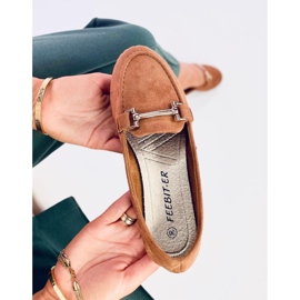 Mocasines mujer Kubra Camel marrón 3